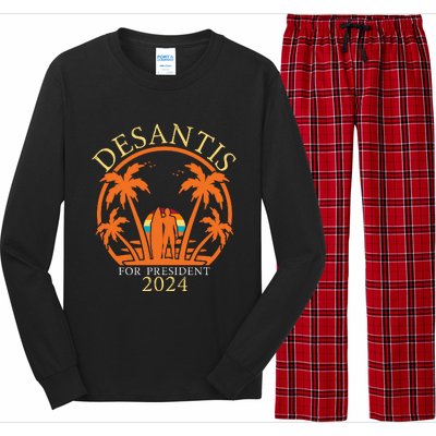 Ron Desantis 2024 8 Long Sleeve Pajama Set