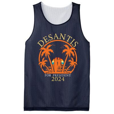 Ron Desantis 2024 8 Mesh Reversible Basketball Jersey Tank