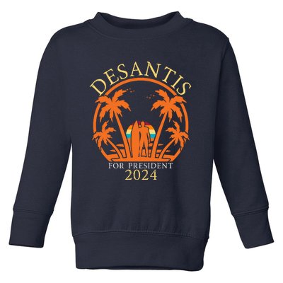 Ron Desantis 2024 8 Toddler Sweatshirt