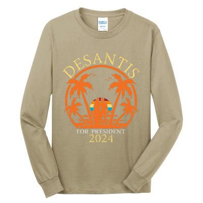 Ron Desantis 2024 8 Tall Long Sleeve T-Shirt