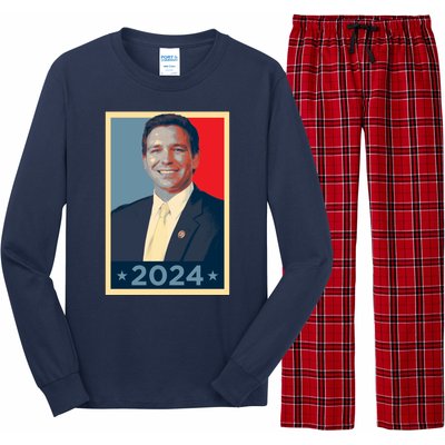 Ron DeSantis 2024 Election Vote DeSantis Hope Long Sleeve Pajama Set