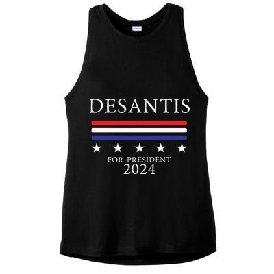 Ron Desantis 2024 Ladies PosiCharge Tri-Blend Wicking Tank