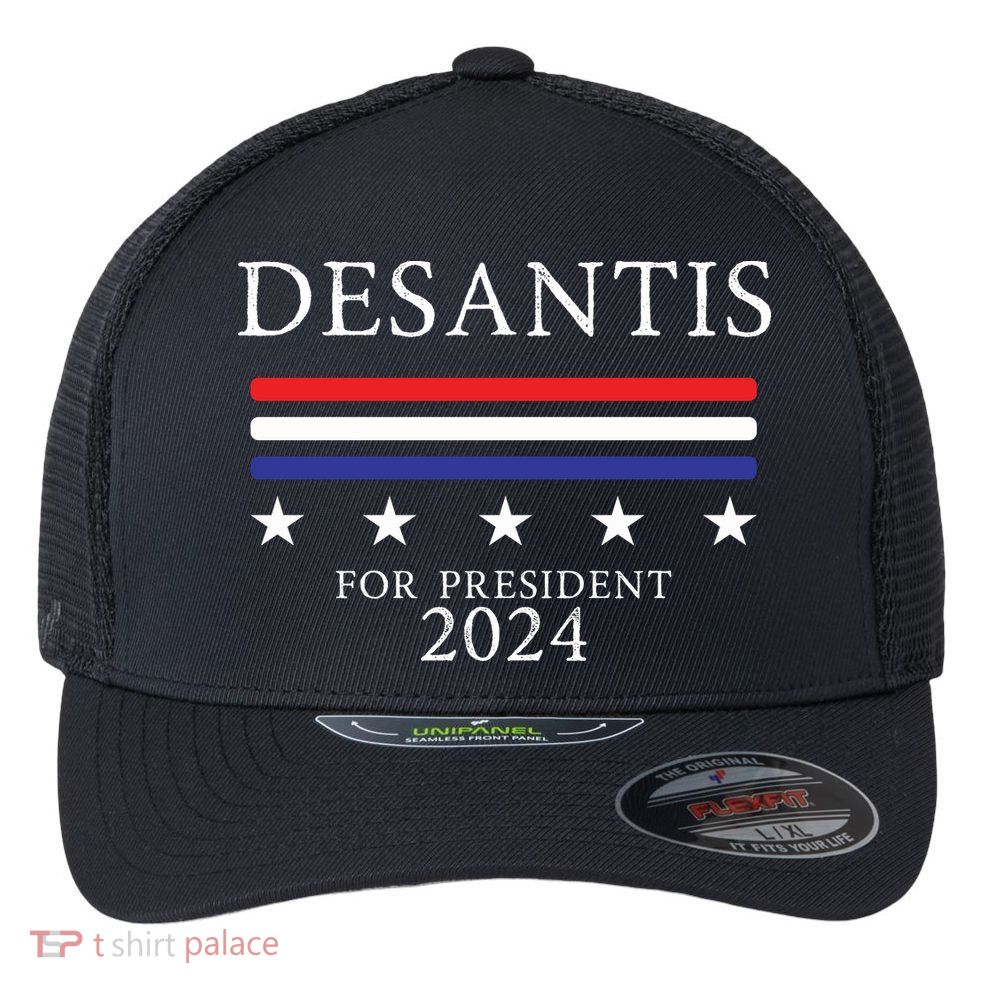 Ron Desantis 2024 Flexfit Unipanel Trucker Cap