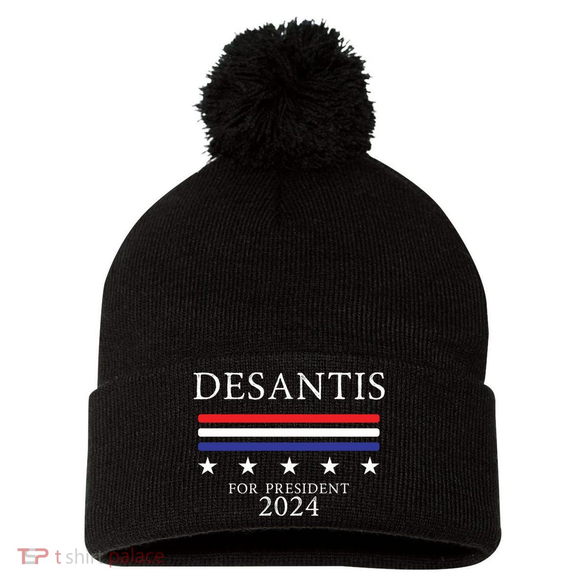 Ron Desantis 2024 Pom Pom 12in Knit Beanie