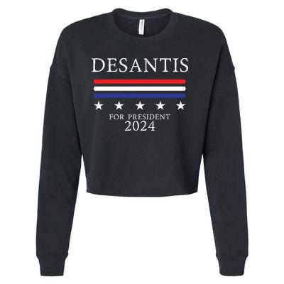 Ron Desantis 2024 Cropped Pullover Crew