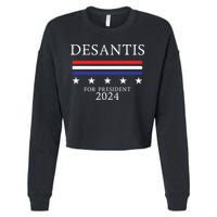 Ron Desantis 2024 Cropped Pullover Crew