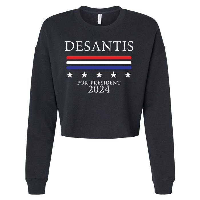 Ron Desantis 2024 Cropped Pullover Crew