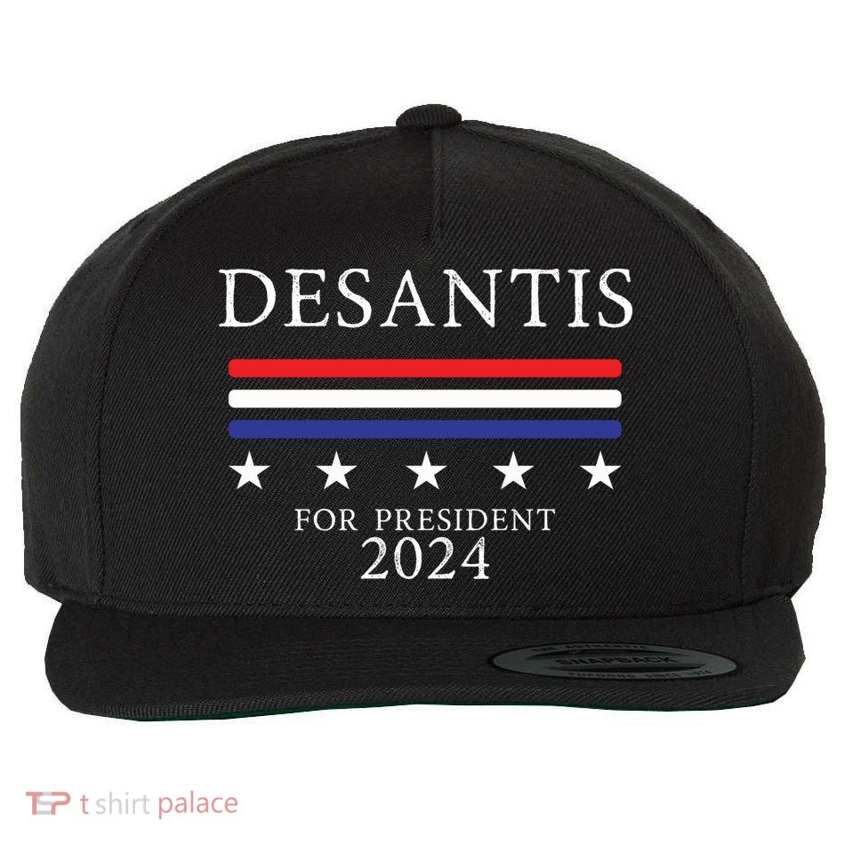 Ron Desantis 2024 Wool Snapback Cap
