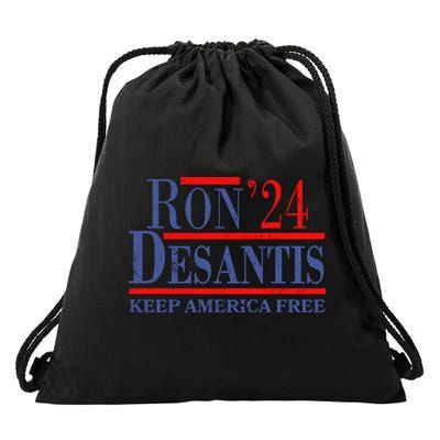 Ron DeSantis 2024 Keep America Free Drawstring Bag