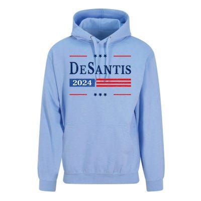 Ron Desantis 2024 For President American Flag Vintage Pro Unisex Surf Hoodie