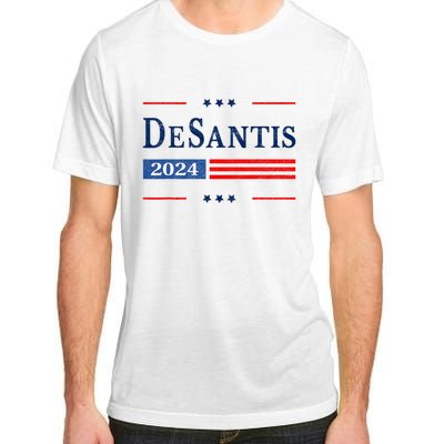 Ron Desantis 2024 For President American Flag Vintage Pro Adult ChromaSoft Performance T-Shirt