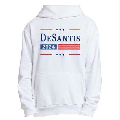 Ron Desantis 2024 For President American Flag Vintage Pro Urban Pullover Hoodie