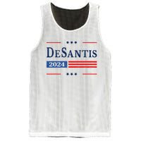 Ron Desantis 2024 For President American Flag Vintage Pro Mesh Reversible Basketball Jersey Tank