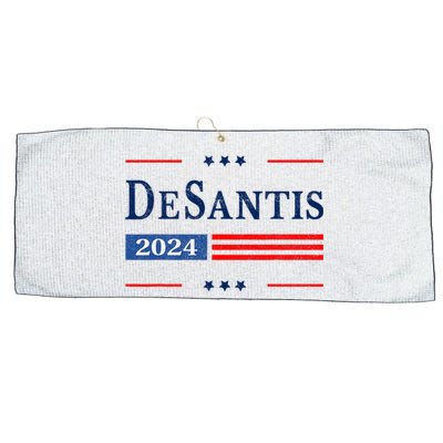 Ron Desantis 2024 For President American Flag Vintage Pro Large Microfiber Waffle Golf Towel