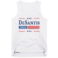 Ron Desantis 2024 For President American Flag Vintage Pro Tank Top