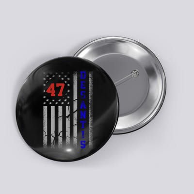 Ron Desantis 2024 American Flag Vintage Faded Distressed Button