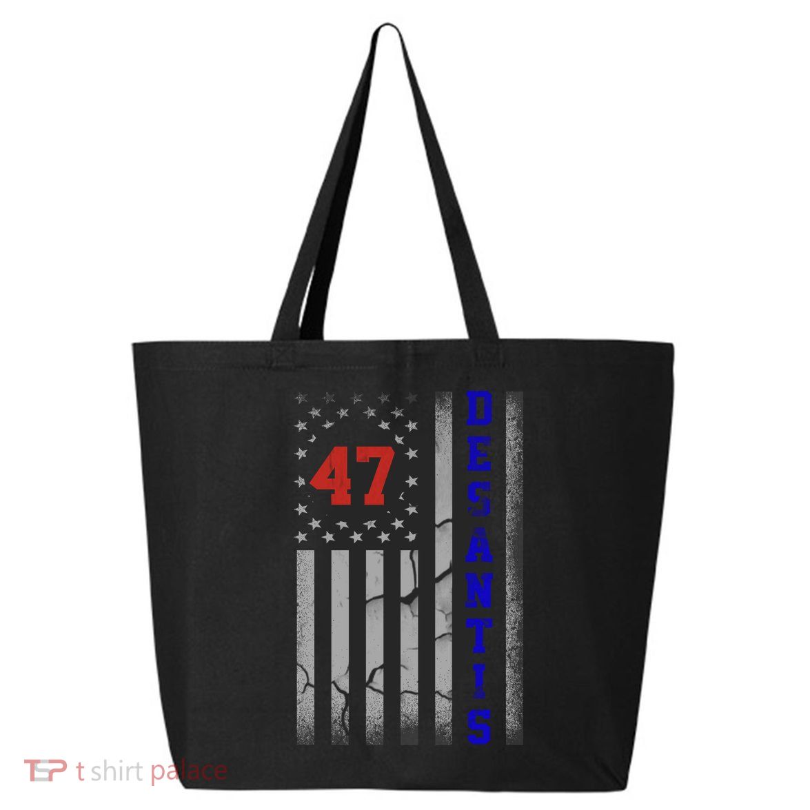 Ron Desantis 2024 American Flag Vintage Faded Distressed 25L Jumbo Tote