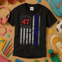 Ron Desantis 2024 American Flag Vintage Faded Distressed Kids T-Shirt