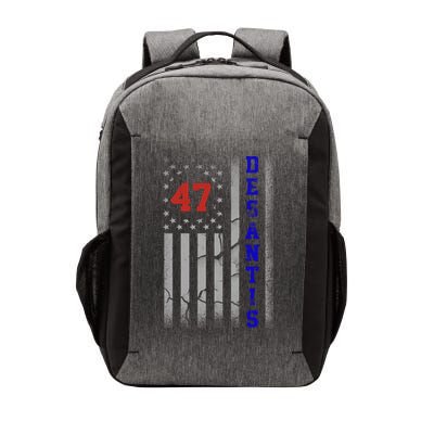 Ron Desantis 2024 American Flag Vintage Faded Distressed Vector Backpack