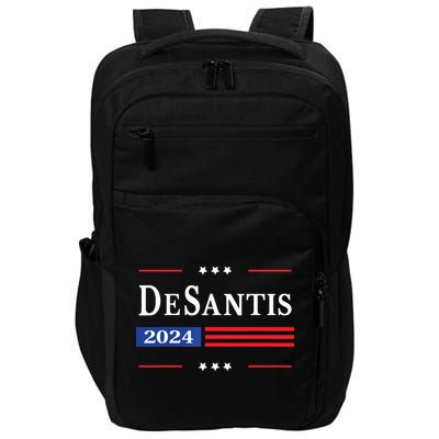 Ron Desantis 2024 For President American Flag Vintage Pro Impact Tech Backpack