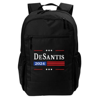 Ron Desantis 2024 For President American Flag Vintage Pro Backpack