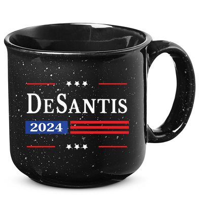 Ron Desantis 2024 For President American Flag Vintage Pro 15oz Campfire Ceramic Mug