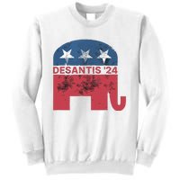 Ron Desantis 2024 For President American Flag Vintage Pro Sweatshirt