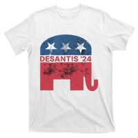 Ron Desantis 2024 For President American Flag Vintage Pro T-Shirt