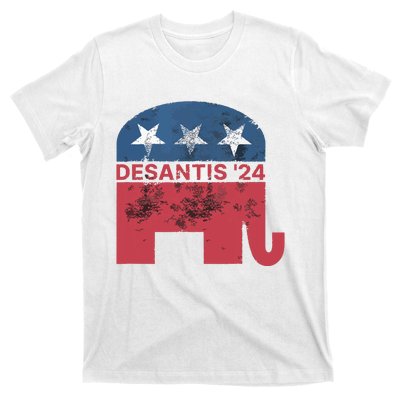 Ron Desantis 2024 For President American Flag Vintage Pro T-Shirt