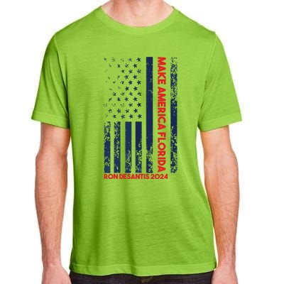 Ron DeSantis 2024 Make America Florida Adult ChromaSoft Performance T-Shirt