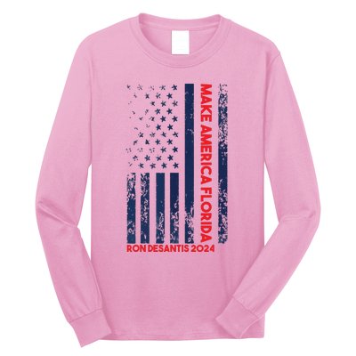 Ron DeSantis 2024 Make America Florida Long Sleeve Shirt