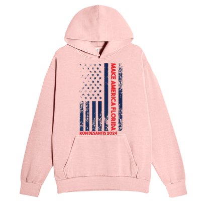 Ron DeSantis 2024 Make America Florida Urban Pullover Hoodie