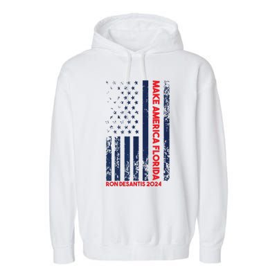 Ron DeSantis 2024 Make America Florida Garment-Dyed Fleece Hoodie