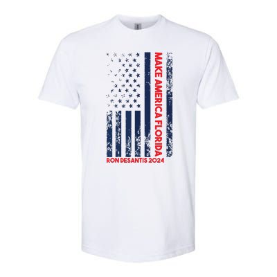 Ron DeSantis 2024 Make America Florida Softstyle® CVC T-Shirt