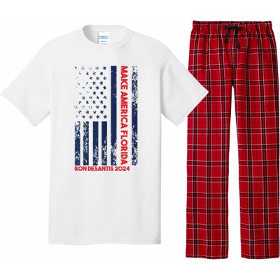 Ron DeSantis 2024 Make America Florida Pajama Set