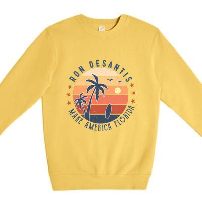 Ron DeSantis 2024 Presidential Election Republican Florida Premium Crewneck Sweatshirt