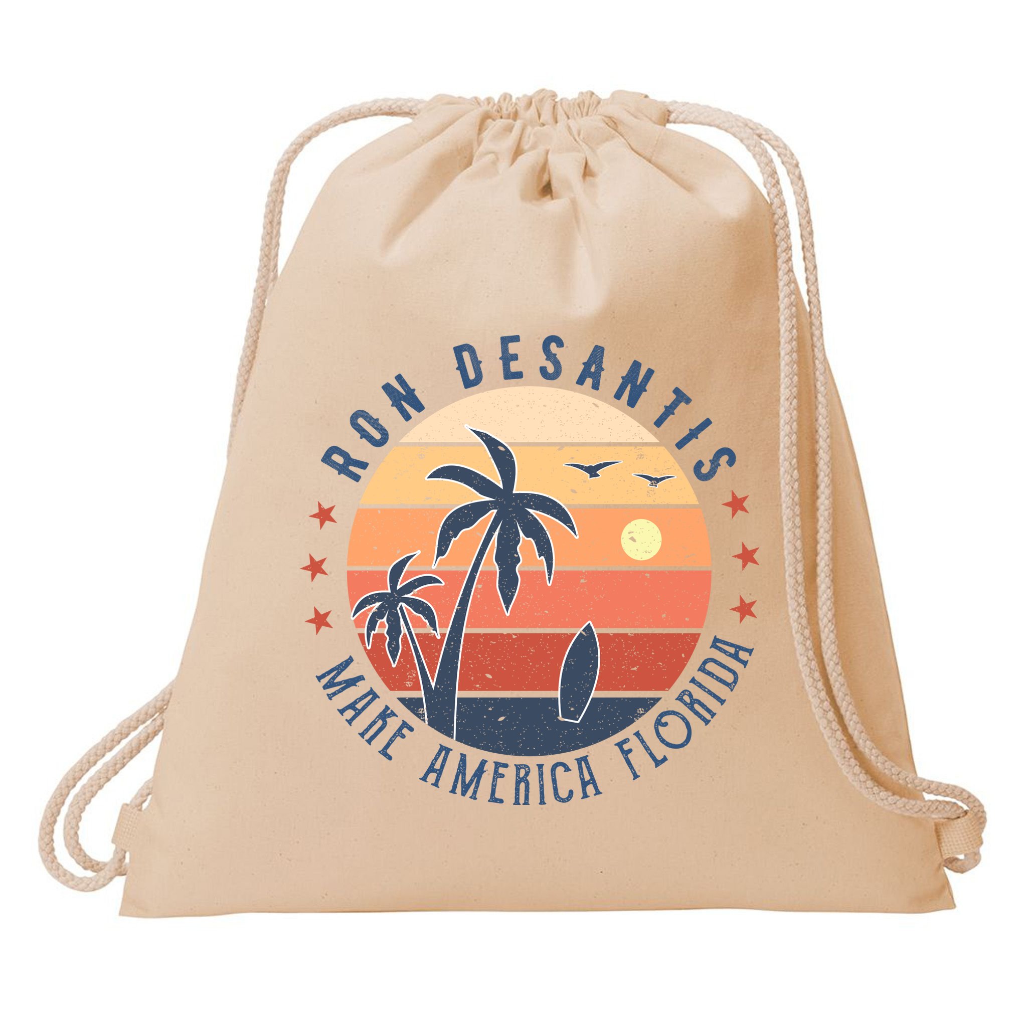Ron DeSantis 2024 Presidential Election Republican Florida Drawstring Bag