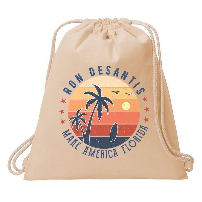 Ron DeSantis 2024 Presidential Election Republican Florida Drawstring Bag