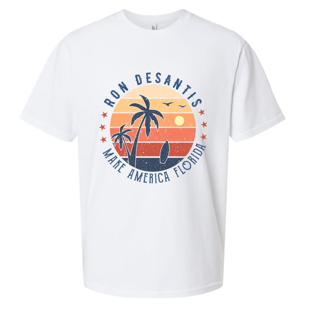 Ron DeSantis 2024 Presidential Election Republican Florida Sueded Cloud Jersey T-Shirt