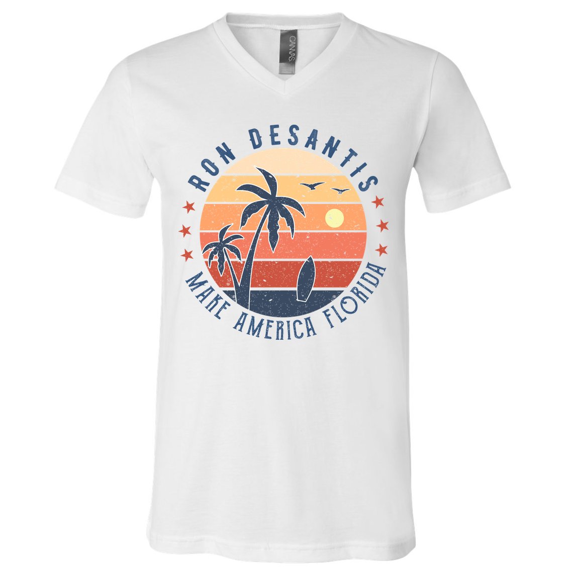 Ron DeSantis 2024 Presidential Election Republican Florida V-Neck T-Shirt