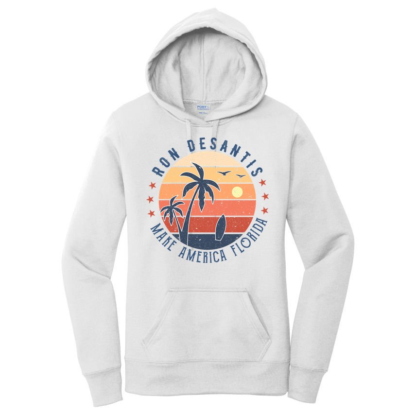 Ron DeSantis 2024 Presidential Election Republican Florida Women's Pullover Hoodie