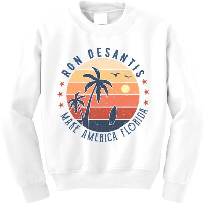 Ron DeSantis 2024 Presidential Election Republican Florida Kids Sweatshirt