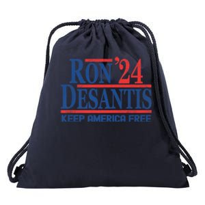 Ron DeSantis 2024 Keep America Free Drawstring Bag