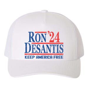 Ron DeSantis 2024 Keep America Free Yupoong Adult 5-Panel Trucker Hat