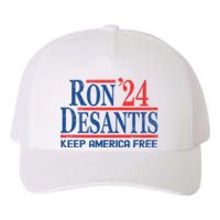 Ron DeSantis 2024 Keep America Free Yupoong Adult 5-Panel Trucker Hat