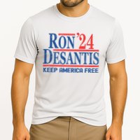 Ron DeSantis 2024 Keep America Free Cooling Performance Crew T-Shirt