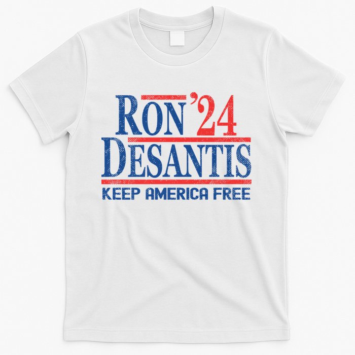 Ron DeSantis 2024 Keep America Free T-Shirt