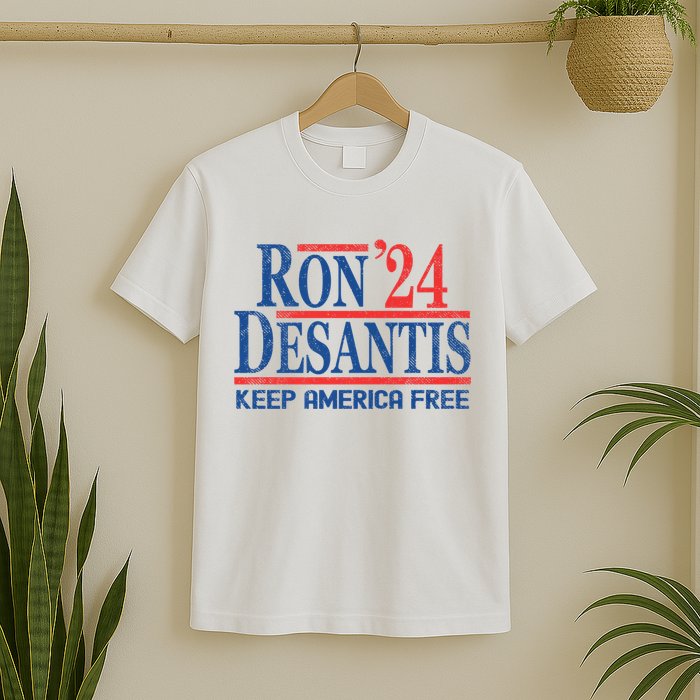 Ron DeSantis 2024 Keep America Free T-Shirt