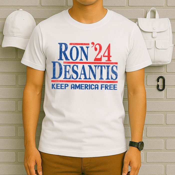 Ron DeSantis 2024 Keep America Free T-Shirt