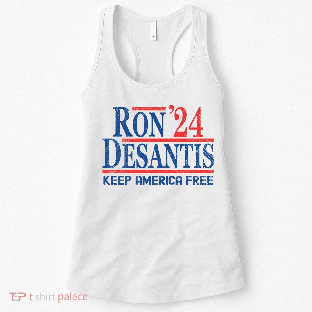 Ron DeSantis 2024 Keep America Free Womens Tank Top